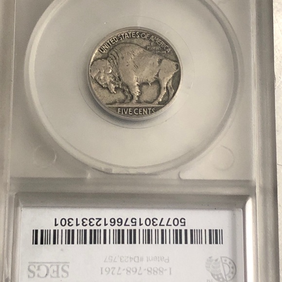 Graded 1914/3 Buffalo Nickel F-15 Graded by SEGS - Picture 3 of 5